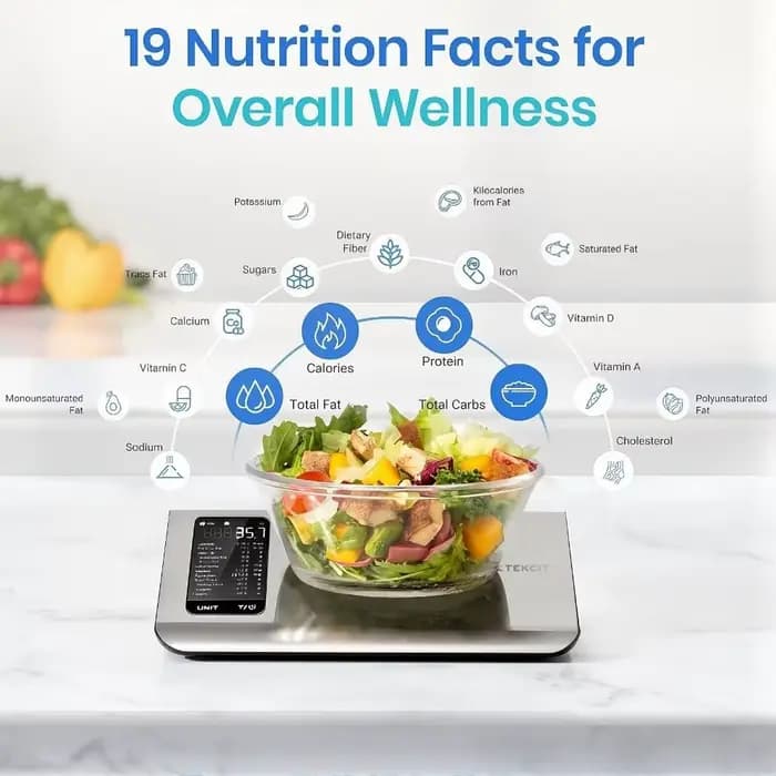 Balance alimentaire intelligente en acier inoxydable