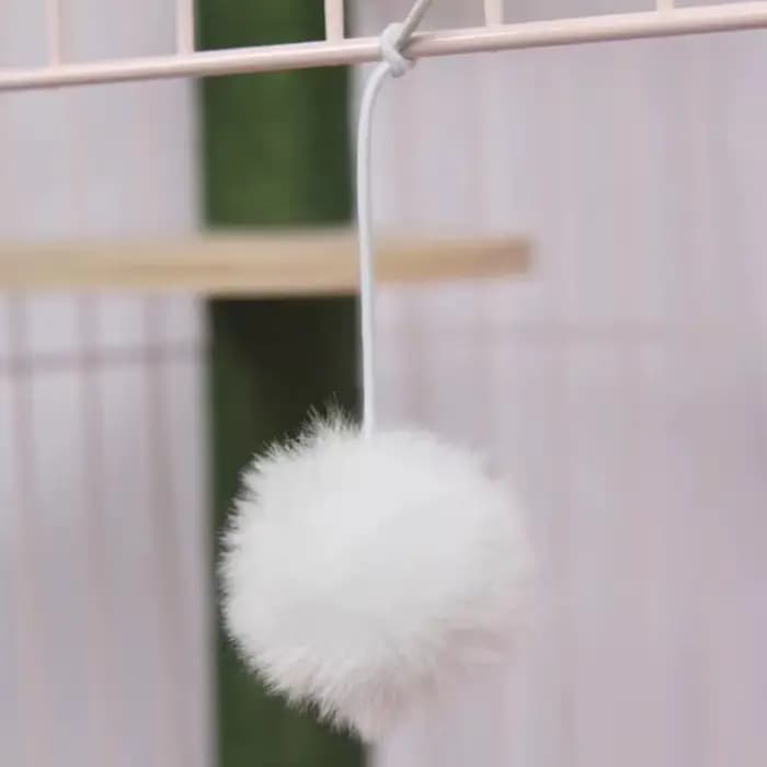 Balle de jouets interactifs pour chat avec cloche et ficelle
