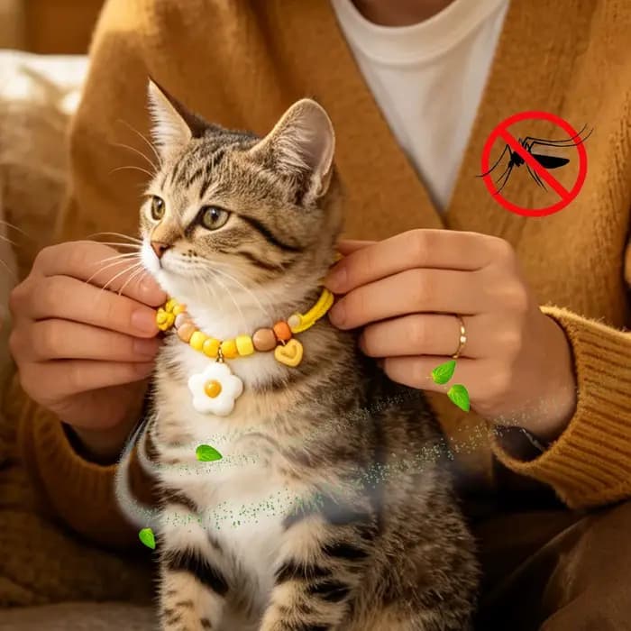 Collier anti-insectes pour animaux de compagnie