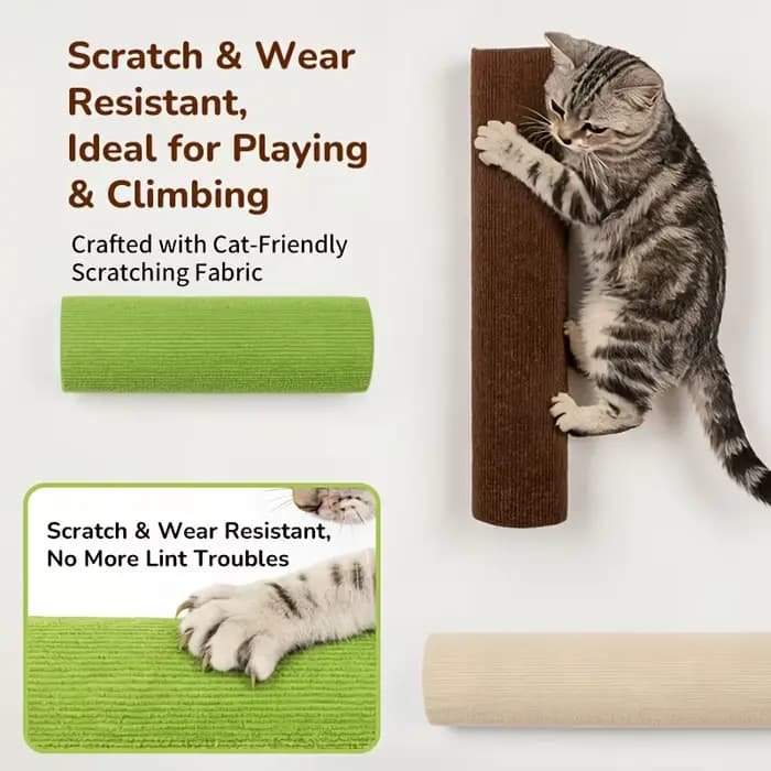 Poteaux à gratter pour chats autocollants pour le plaisir et la relaxation des animaux de compagnie