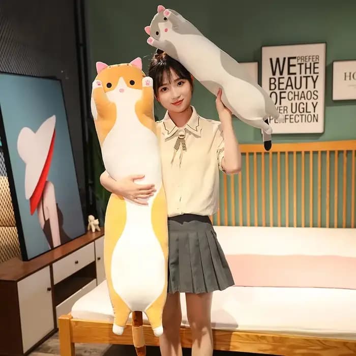 Jouet en peluche chat mignon
