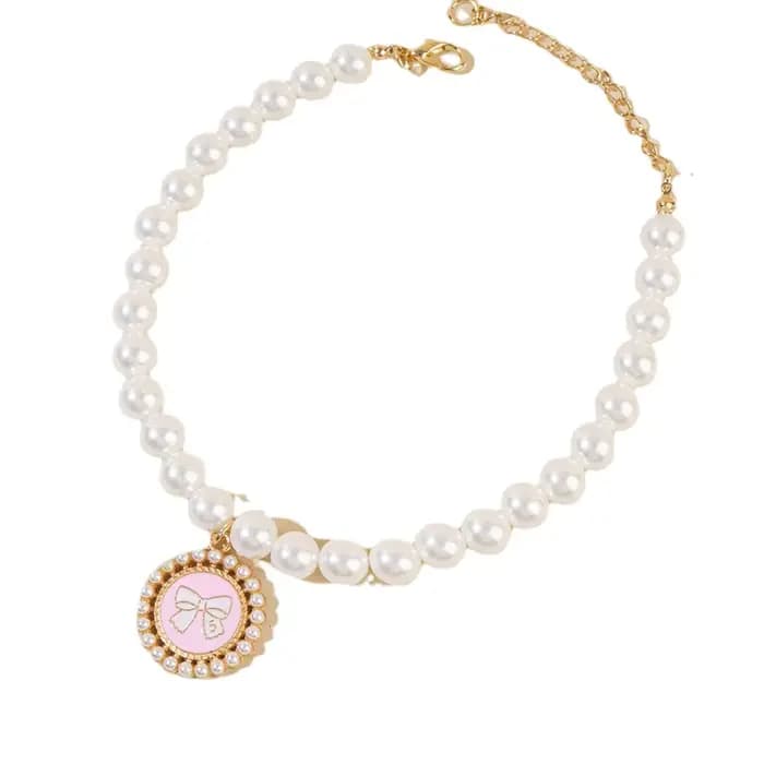 Collier de perles pour animaux de compagnie