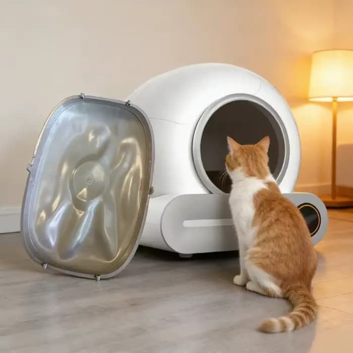 Tapis de litière pour chats en silicone anti-fuite