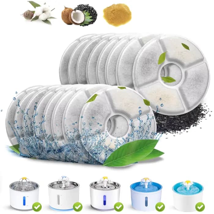 Remplacement de filtre de fontaine d'eau pour chat