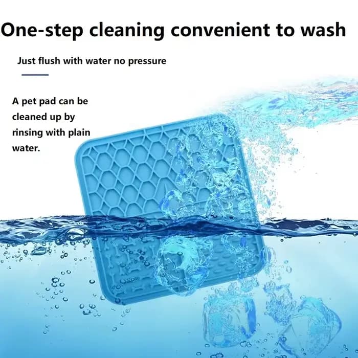 Tapis en Silicone pour animaux de compagnie, assiette de nourriture lente pour chiens, bain, distraction, ventouse, entraînement alimentaire, fournitures d'alimentation pour chiens