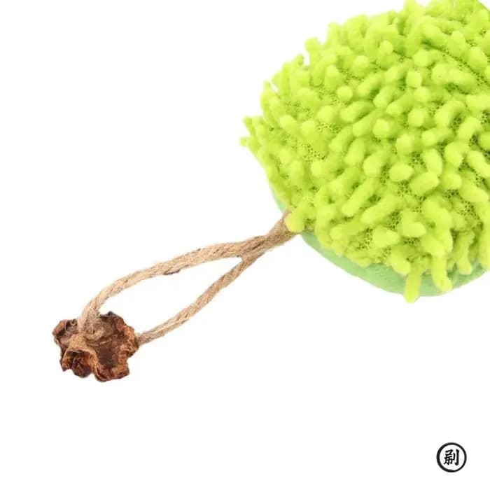 Jouet en peluche pour chat, amusant et interactif, résistant aux griffures et aux morsures, jouet animal vert pour soulager l'ennui