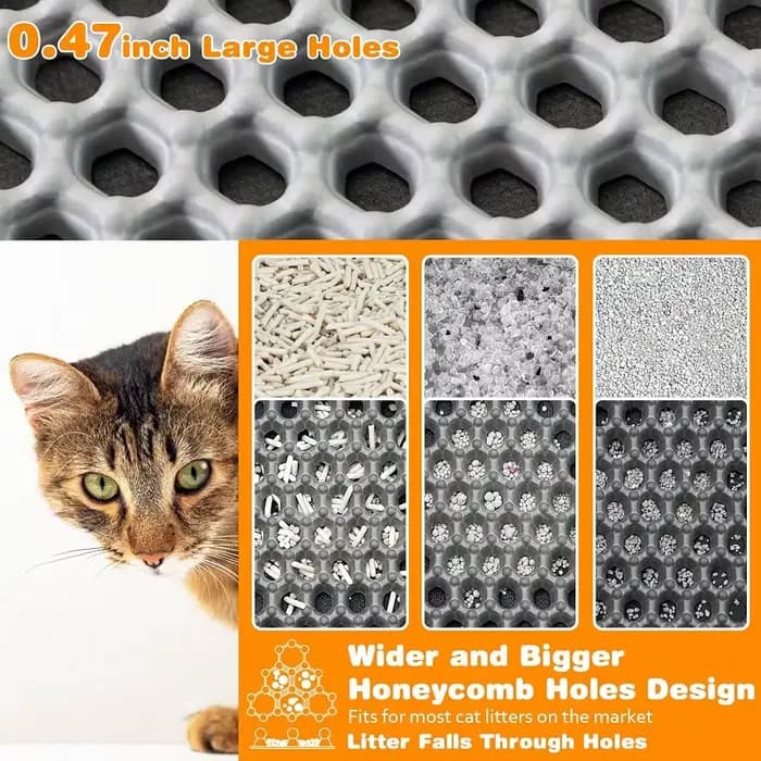 Tapis de litière pour chat grande taille