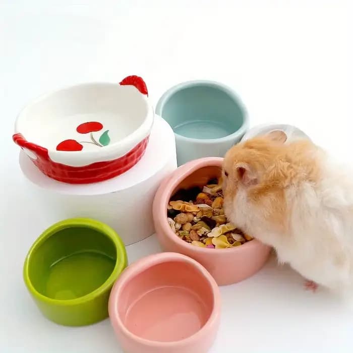 Gamelle anti-évasion pour petits animaux : hamster