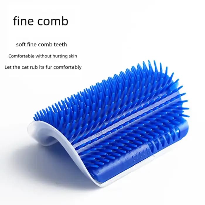 Brosse de massage pour chat, brosse d'angle pour enlever les poils, brosse de beauté pour nettoyer les coins, peigne gratteur amovible pour chaton et chat