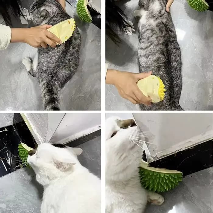 Grattoir et masseur pour chats