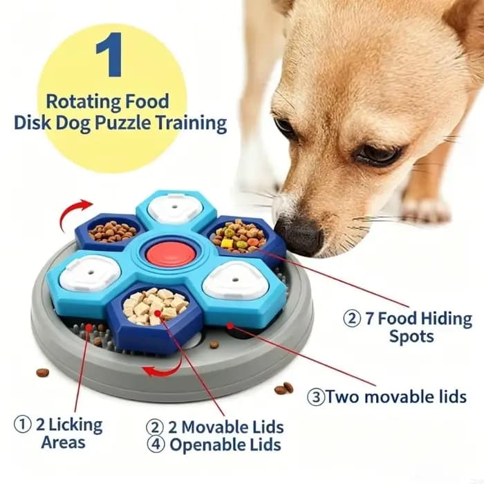 Plat pour animaux à alimentation lente en 4 étapes