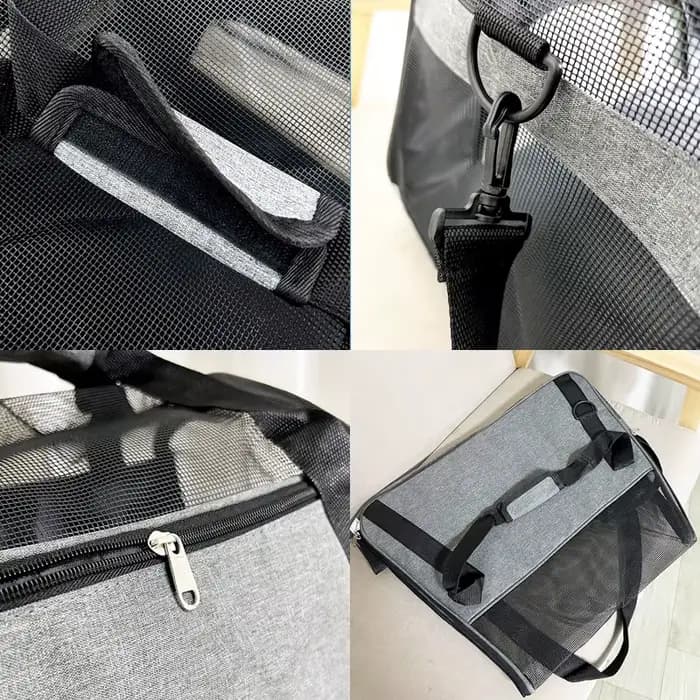 Sac de voyage pour animaux de compagnie, approuvé par les compagnies aériennes, sac de transport pour animaux de compagnie, adapté aux petits chiens, chats et chiots, petits animaux