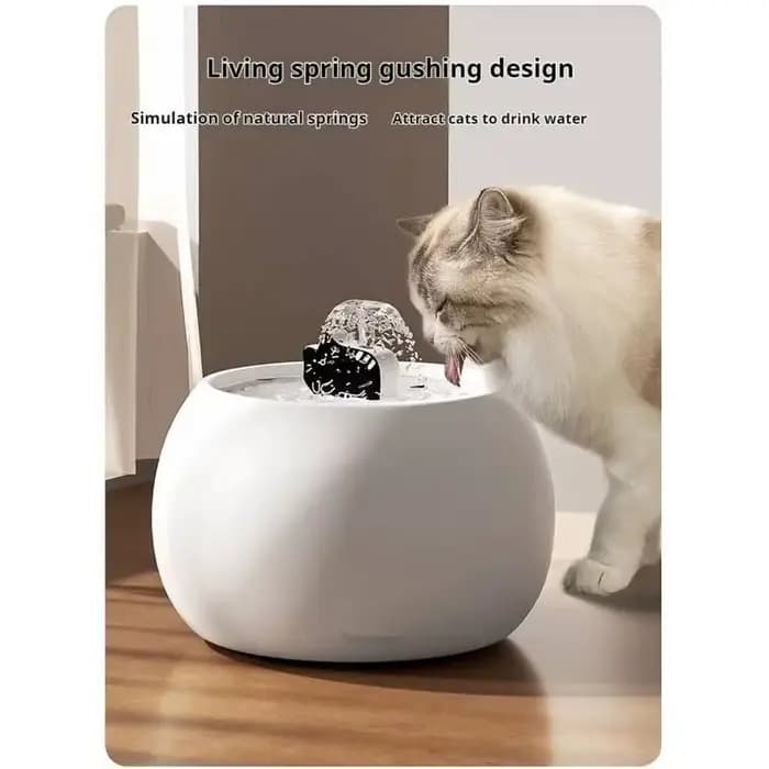 Fontaine à eau automatique pour chat en céramique 1L/1