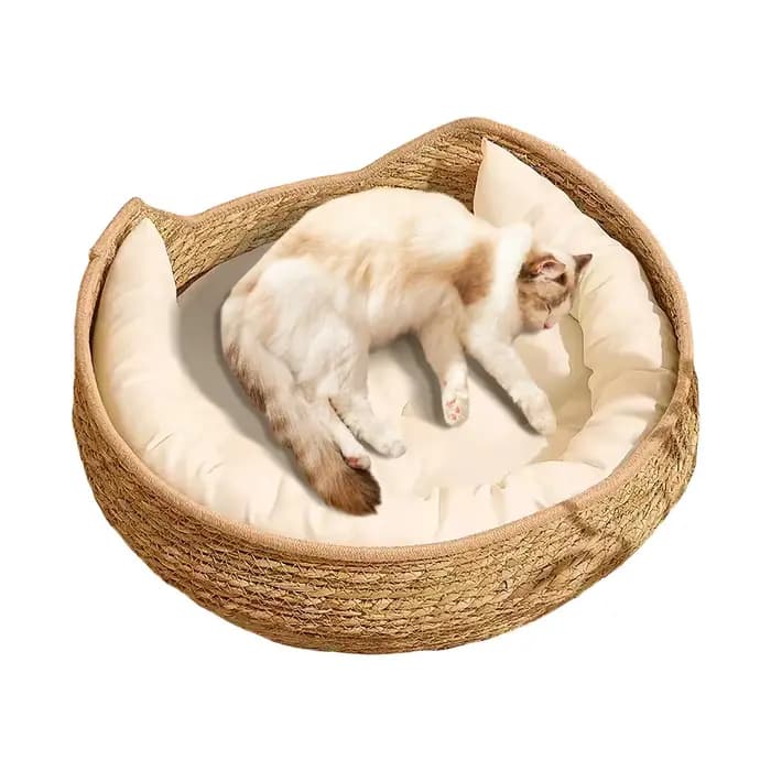 Panier pour chat en corde de coton