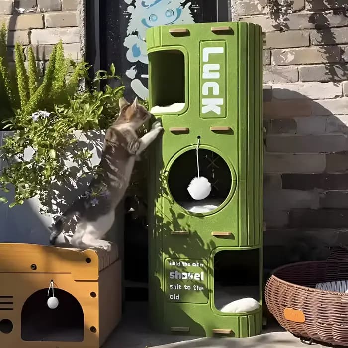 Nid de chat multicouche