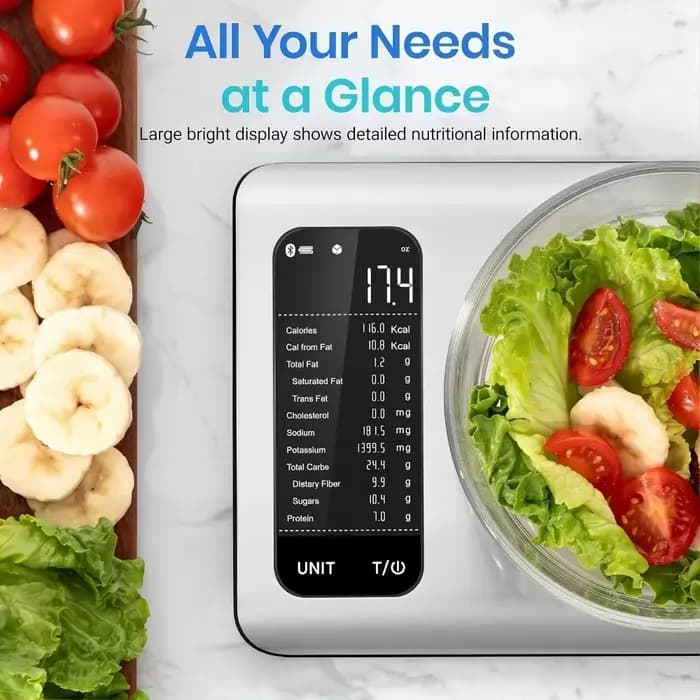 Balance alimentaire intelligente en acier inoxydable
