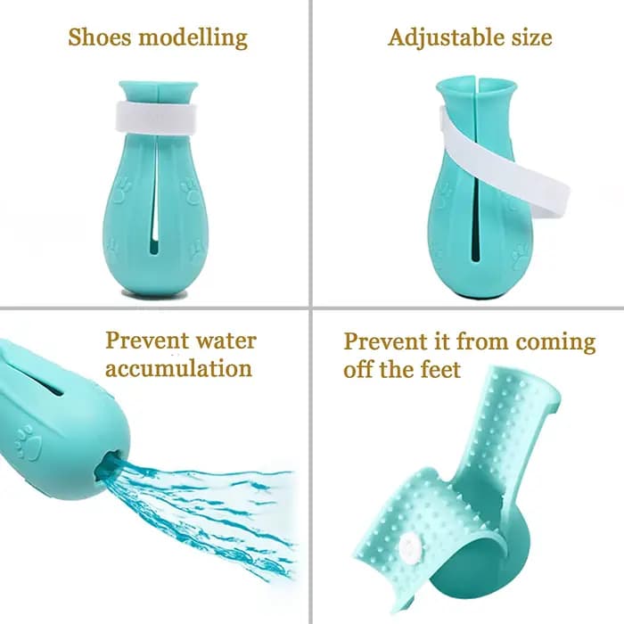 Chaussures de bain anti-rayures pour chat
