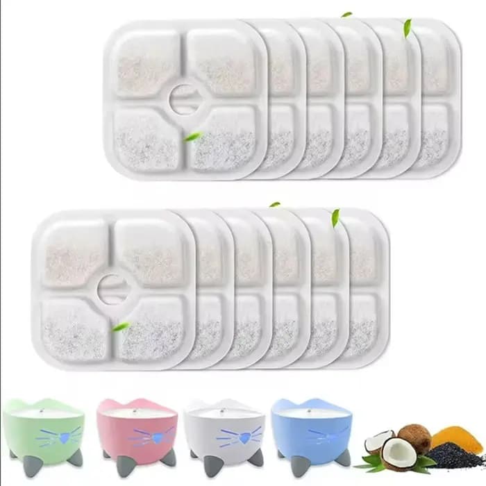 Filtres de remplacement pour fontaine d'eau pour animaux de compagnie