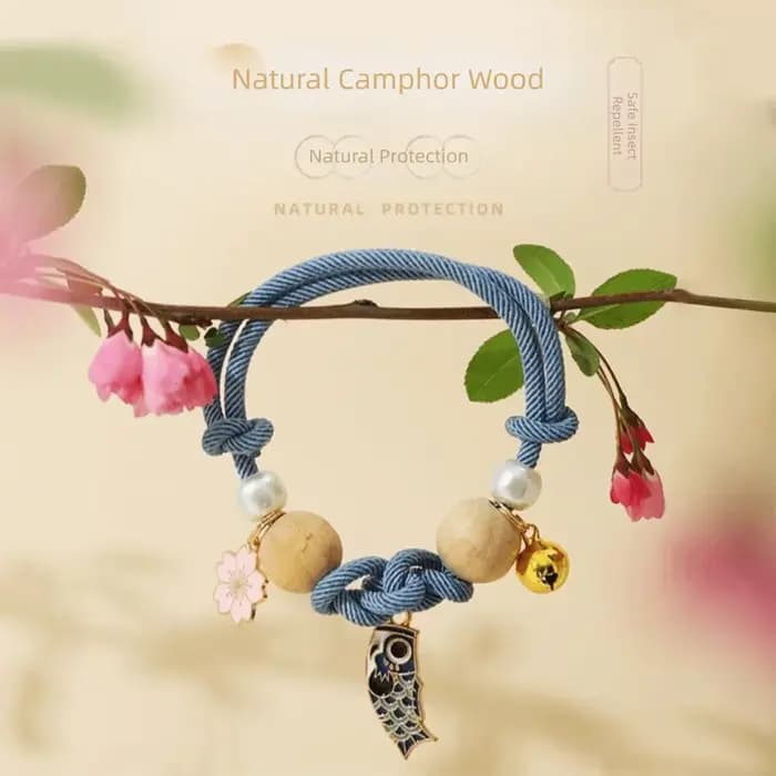 Collier anti-puces réglable pour chat