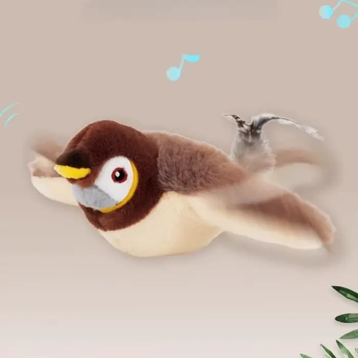 Jouet électrique en peluche pour chat