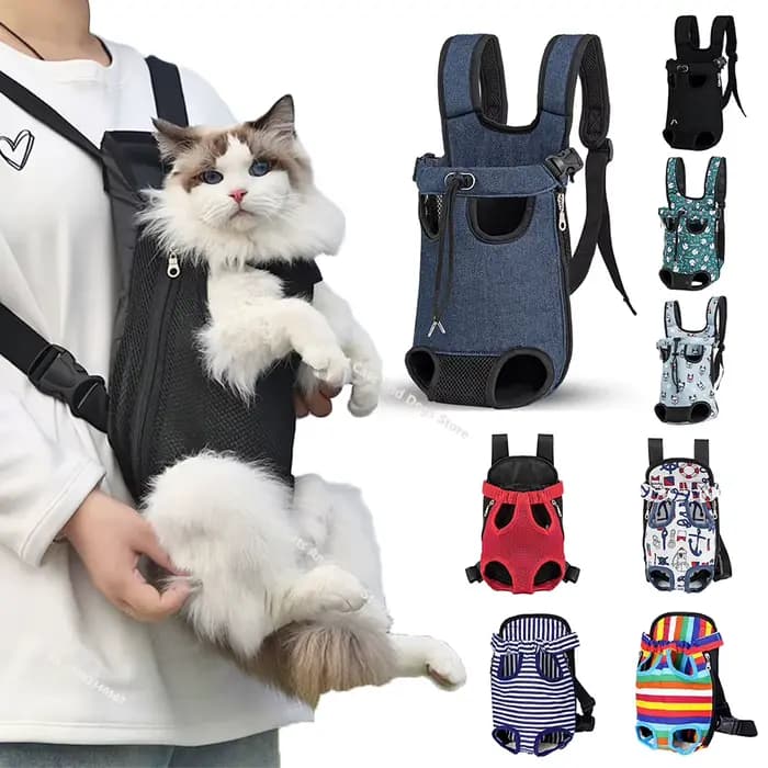 Sac de transport réglable pour chat