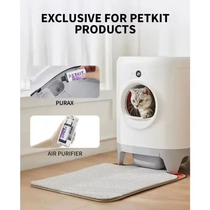 Litière automatique autonettoyante PETKIT avec liquide purifiant
