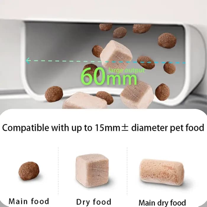 Furpipi mangeoire automatique pour chat avec caméra 1080p WiFi 8L facile à nettoyer Smartlife Tuya APP télécommande