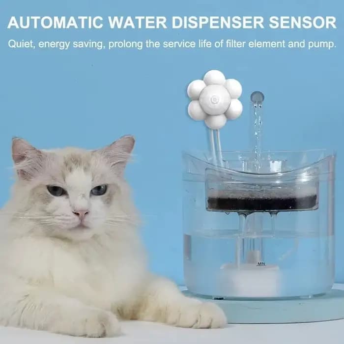 Fontaine à eau intelligente pour chat avec capteur de mouvement