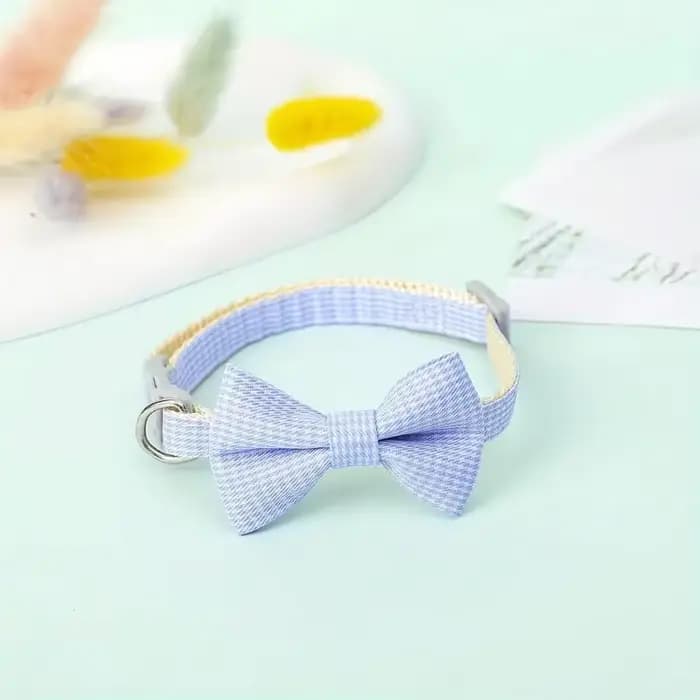 Collier pour chat mignon avec nœud papillon