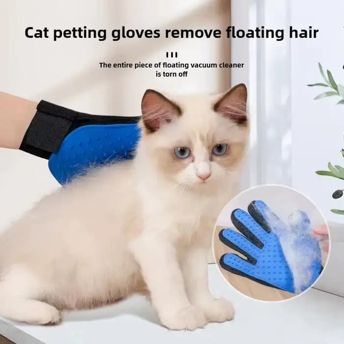 Gant de toilettage pour chat, brosse de bain pour animaux, brosse de massage pour l'élimination des poils de chat, poils doux, fournitures de toilettage et de nettoyage pour animaux