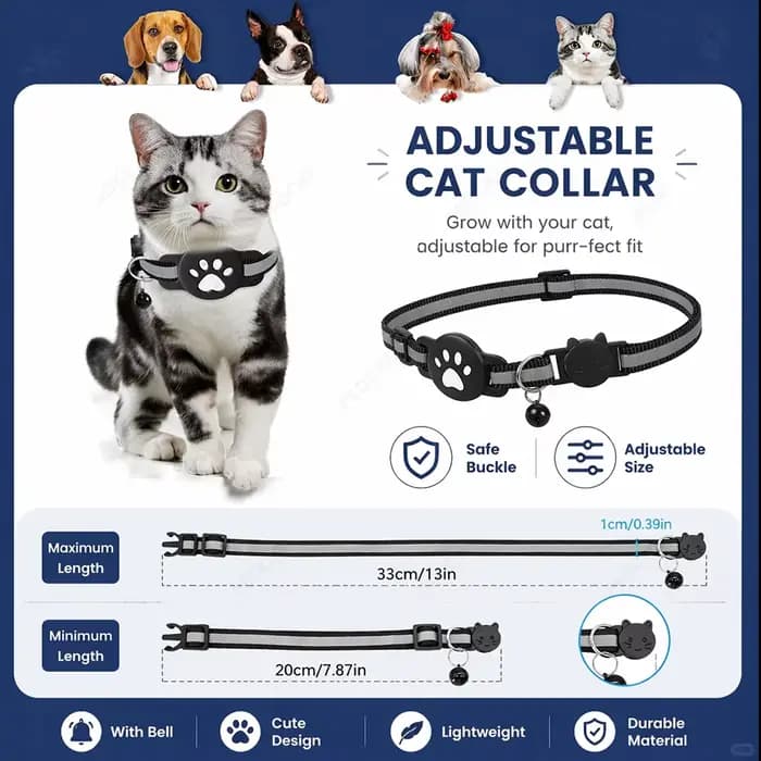 Collier GPS intelligent pour chat
