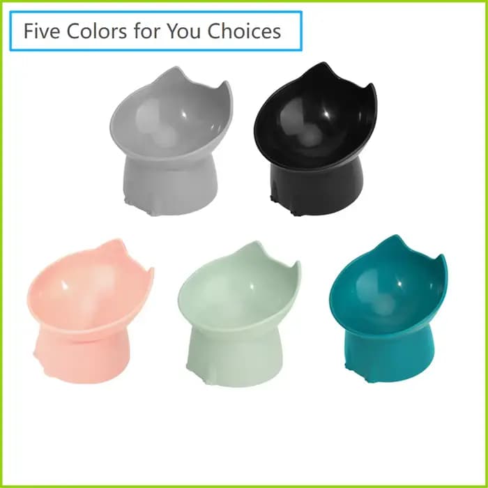 Gamelle surélevée pour chat et chien avec longues oreilles et pieds hauts