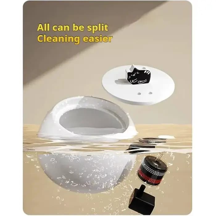 Fontaine à eau automatique pour chat en céramique 1L/1