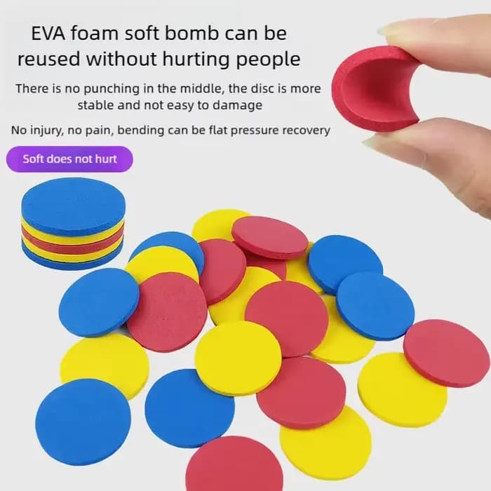 Jouet pour chat et chien avec ensemble de disques volants colorés