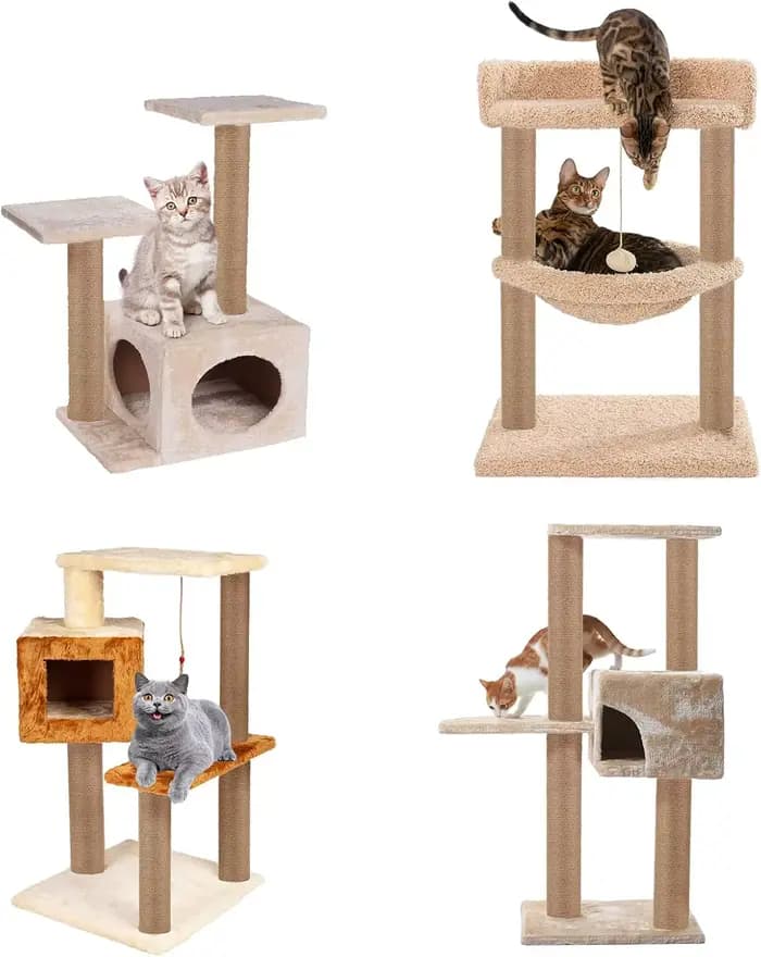 Poteau à gratter pour arbre à chat