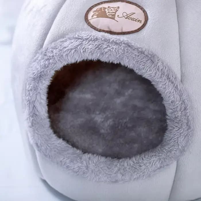 Nouveau lit pour chat confortable pour l'hiver