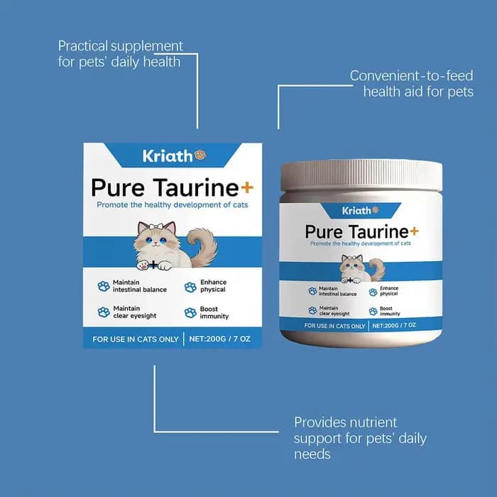 Poudre de taurine pour chat