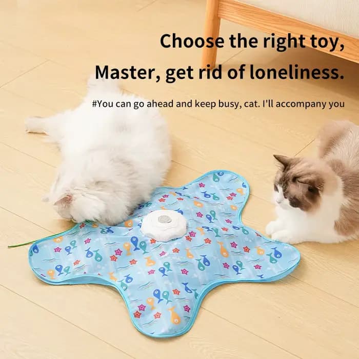Jouet électrique interactif pour chat : bâton intelligent et amusant pour stimuler et soulager l'ennui