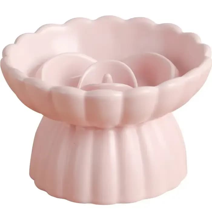 Bol de nourriture pour chat en céramique surélevé chats petits chiens bols d'alimentation lente Anti-étouffement mangeoires pour animaux de compagnie Anti-égouttage fournitures pour chiots