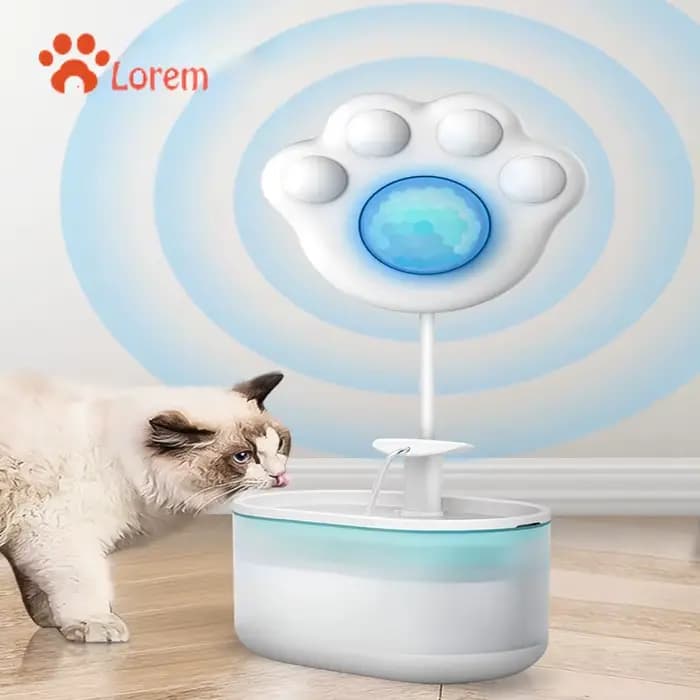 Capteur de fontaine d'eau pour chat