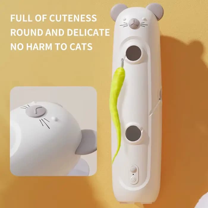 Jouet électrique mobile pour chat Caterpillar