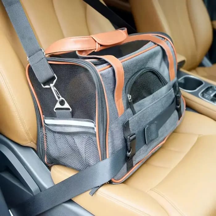 Sac de voyage pour animaux de compagnie, porte-chien et chat, approuvé par la compagnie aérienne, face souple, siège de voiture, Carrie sûr