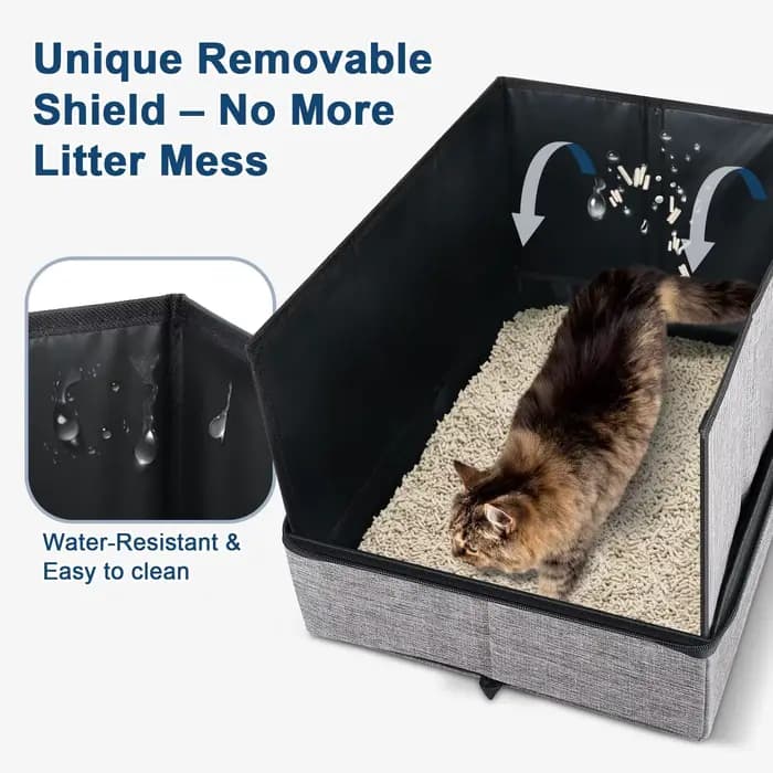Sac à litière pour chat en tissu amélioré