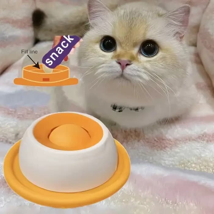Jouet anti-déversement pour chats et chiens