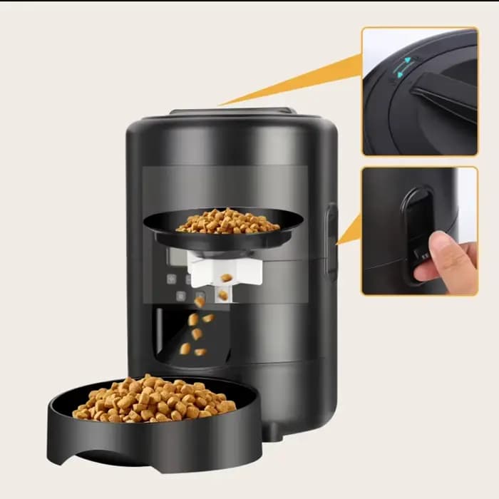 Petavista mangeoire automatique pour chat animal de compagnie intelligent WiFi distributeur de croquettes de nourriture