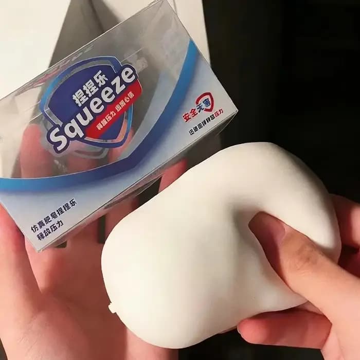 Jouet ASMR Squishy en blocs de construction à texture croustillante, jouet anti-stress à presser pour la décompression et les activités manuelles