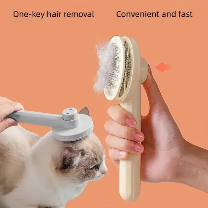 Brosse à poils pour chien, peigne pour chat, toilettage et soin, brosse pour chat en acier inoxydable, peigne pour chiens à poils longs, accessoires de nettoyage pour animaux de compagnie