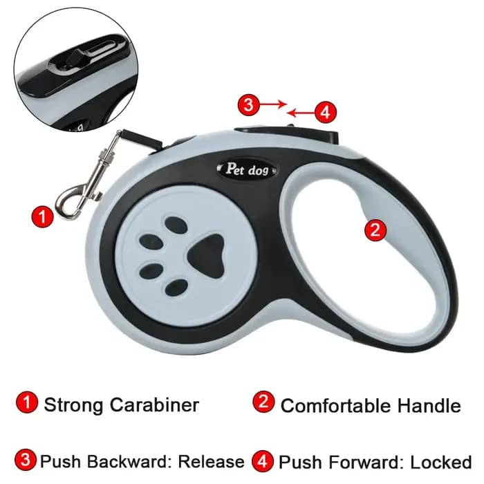Corde de Traction télescopique automatique pour chatons