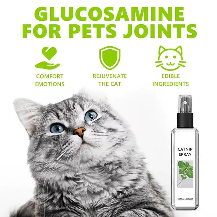 Vaporisateur de joie de chat à base de plantes pour animaux de compagnie