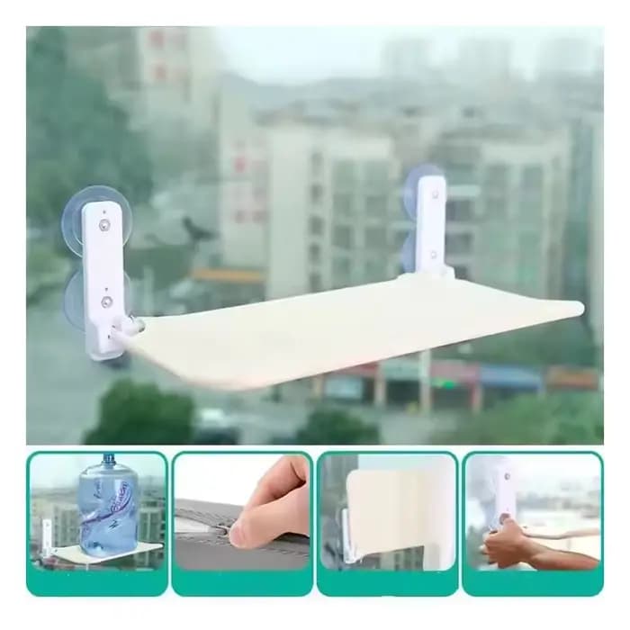 Hamac pour chat à ventouse puissante, pliable, pour fenêtre et balcon en verre, nid suspendu, perchoir pour bain de soleil, lavable, gain de place, lit d'intérieur pour animaux de compagnie
